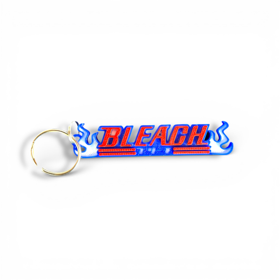 Bleach Inspired Logo Keychain